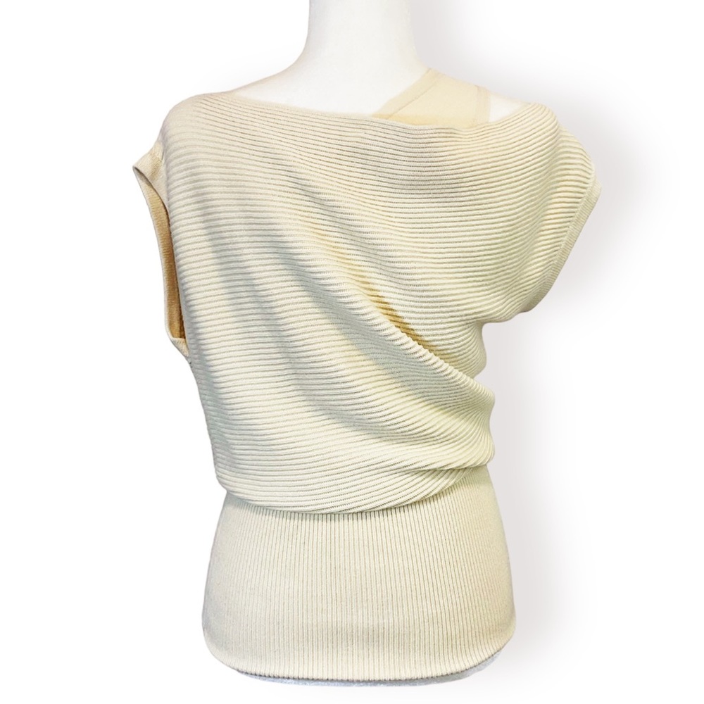 Tracy Reese Off the Shoulder Asymmetric Tunic Sweater - Picture 5 of 8